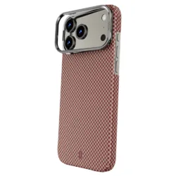 WiWU รุ่น Aramid Armor - เคส iPhone 17 Pro Max - สี Orange & Gold