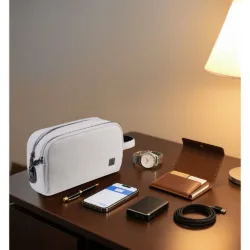 WiWU รุ่น Phantom Fingerprint Lock Pouch Pro - กระเป๋าอเนกประสงค์ - สี White 3 WiWU รุ่น Phantom Fingerprint Lock Pouch Pro - กระเป๋าอเนกประสงค์ - สี White