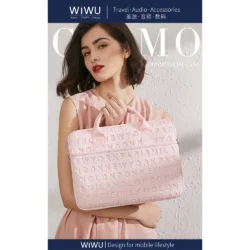 WiWU รุ่น Cosmo Laptop Slim - กระเป๋า Laptop/MacBook ขนาด 13" - สี Pink
