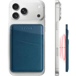 Vulkit รุ่น VPA106 Magnetic Phone Wallet - ที่เก็บบัตรติดหลังมือถือ - สี Blue