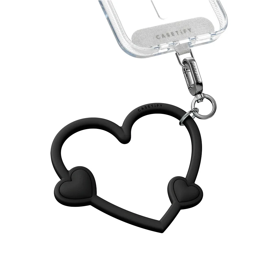 Casetify รุ่น Heart Phone Wristlet - สายคล้องข้อมือ - สี Black Lust 3 Casetify รุ่น Heart Phone Wristlet - สายคล้องข้อมือ - สี Black Lust - Image 3