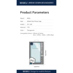 WiWU รุ่น iShield One - เคส iPhone Air - สี Clear