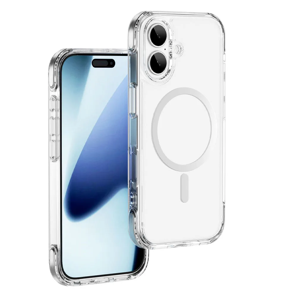 WiWU รุ่น Titanium Magnetic Shield Case - เคส iPhone 17 - สี Clear 3 WiWU รุ่น Titanium Magnetic Shield Case - เคส iPhone 17 - สี Clear - Image 3