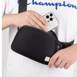 WiWU รุ่น LULU Crossbody Bag - กระเป๋าคาดอก - สี Nylon Black