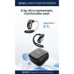 WiWU รุ่น Openbuds O600 - หูฟังไร้สาย - สี Black
