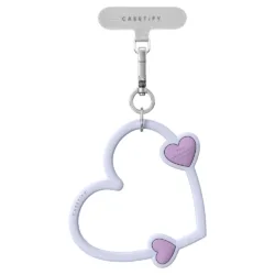 Casetify รุ่น Heart Phone Wristlet - สายคล้องข้อมือ - สี Periwinkle Promise 9 Casetify รุ่น Heart Phone Wristlet - สายคล้องข้อมือ - สี Periwinkle Promise