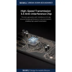 WiWU รุ่น T24 True Wireless - หูฟังไร้สาย - สี White