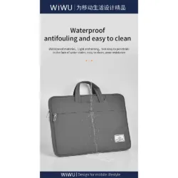 WiWU รุ่น Vivi Laptop Handbag - กระเป๋า Laptop/MacBook ขนาด 15.6" - สี Pink