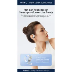 WiWU รุ่น Openbuds O600 - หูฟังไร้สาย - สี Black