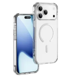 WiWU รุ่น Titanium Magnetic Shield Case - เคส iPhone 17 Pro - สี Clear