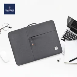 WiWU รุ่น Alpha Double Layer Sleeve - ซองใส่ Laptop/MacBook ขนาด 15.6" - สี Gray