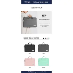 WiWU รุ่น Vivi Laptop Handbag - กระเป๋า Laptop/MacBook ขนาด 15.6" - สี Pink