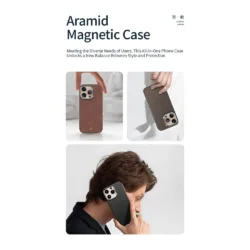 WiWU รุ่น Aramid Armor - เคส iPhone 17 Pro Max - สี Black 21 WiWU รุ่น Aramid Armor - เคส iPhone 17 Pro Max - สี Black