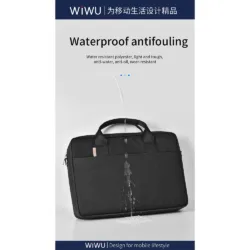 WiWU รุ่น Minimalist Laptop Bag Pro II - กระเป๋า Laptop/MacBook ขนาด 15.6" - สี Grey