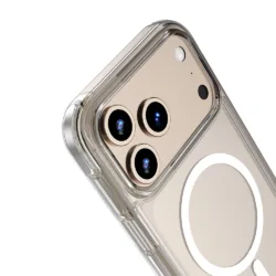 WiWU รุ่น Titanium Magnetic Shield Case - เคส iPhone 17 Pro - สี Clear