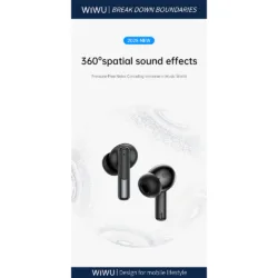 WiWU รุ่น T33 ANC Pro - หูฟังไร้สาย - สี Black