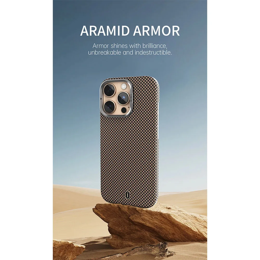 WiWU รุ่น Aramid Armor - เคส iPhone 17 Pro Max - สี Black 9 WiWU รุ่น Aramid Armor - เคส iPhone 17 Pro Max - สี Black - Image 9