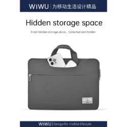 WiWU รุ่น Vivi Laptop Handbag - กระเป๋า Laptop/MacBook ขนาด 15.6" - สี Pink