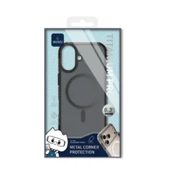 WiWU รุ่น Titanium Magnetic Shield Case - เคส iPhone 17 - สี Clear Black