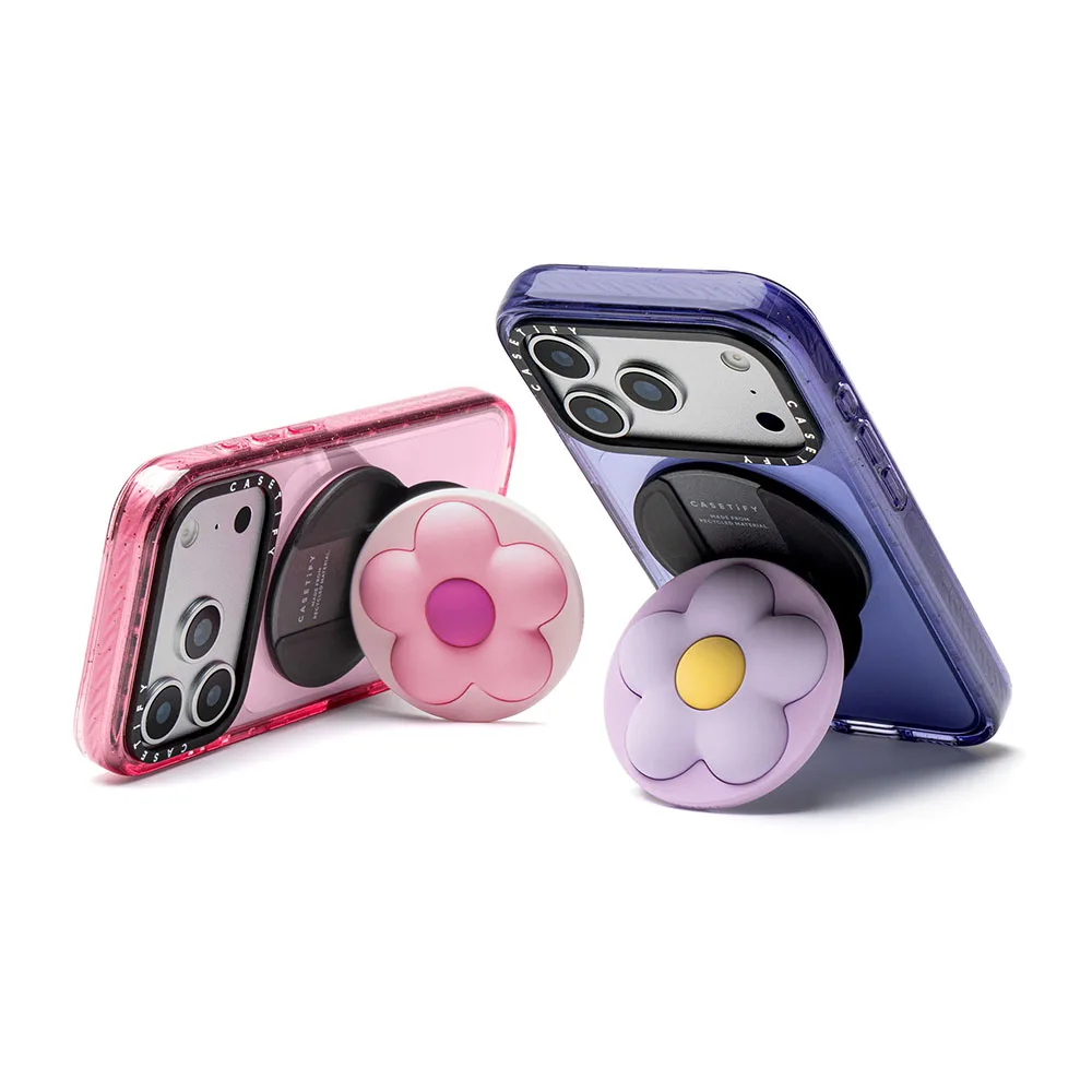 Casetify รุ่น Snappy™ Flower Grip Stand - ขาตั้งและที่จับ - สี Pink Puffy Flower 8 Casetify รุ่น Snappy™ Flower Grip Stand - ขาตั้งและที่จับ - สี Pink Puffy Flower - Image 8