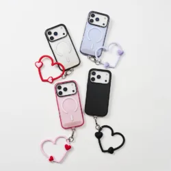 Casetify รุ่น Heart Phone Wristlet - สายคล้องข้อมือ - สี Black Lust 13 Casetify รุ่น Heart Phone Wristlet - สายคล้องข้อมือ - สี Black Lust