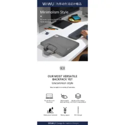 WiWU รุ่น Vivi Laptop Handbag - กระเป๋า Laptop/MacBook ขนาด 15.6" - สี Pink