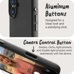 tineeOWL รุ่น DUNE X - เคส iPhone 17 - สี Almost Black