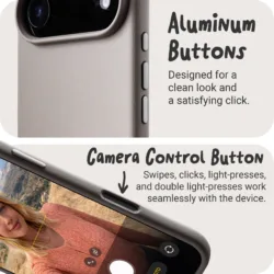 tineeOWL รุ่น DUNE X - เคส iPhone Air - สี Almost Black