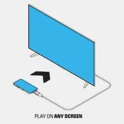 ohsnap! รุ่น MCON Key Cast - อุปกรณ์แชร์หน้าจอ HDMI - สี Night