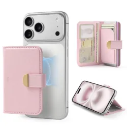 ESR รุ่น Aura Clutch Magnetic Wallet - กระเป๋าติดหลังมือถือ - สี Bubblegum Pink