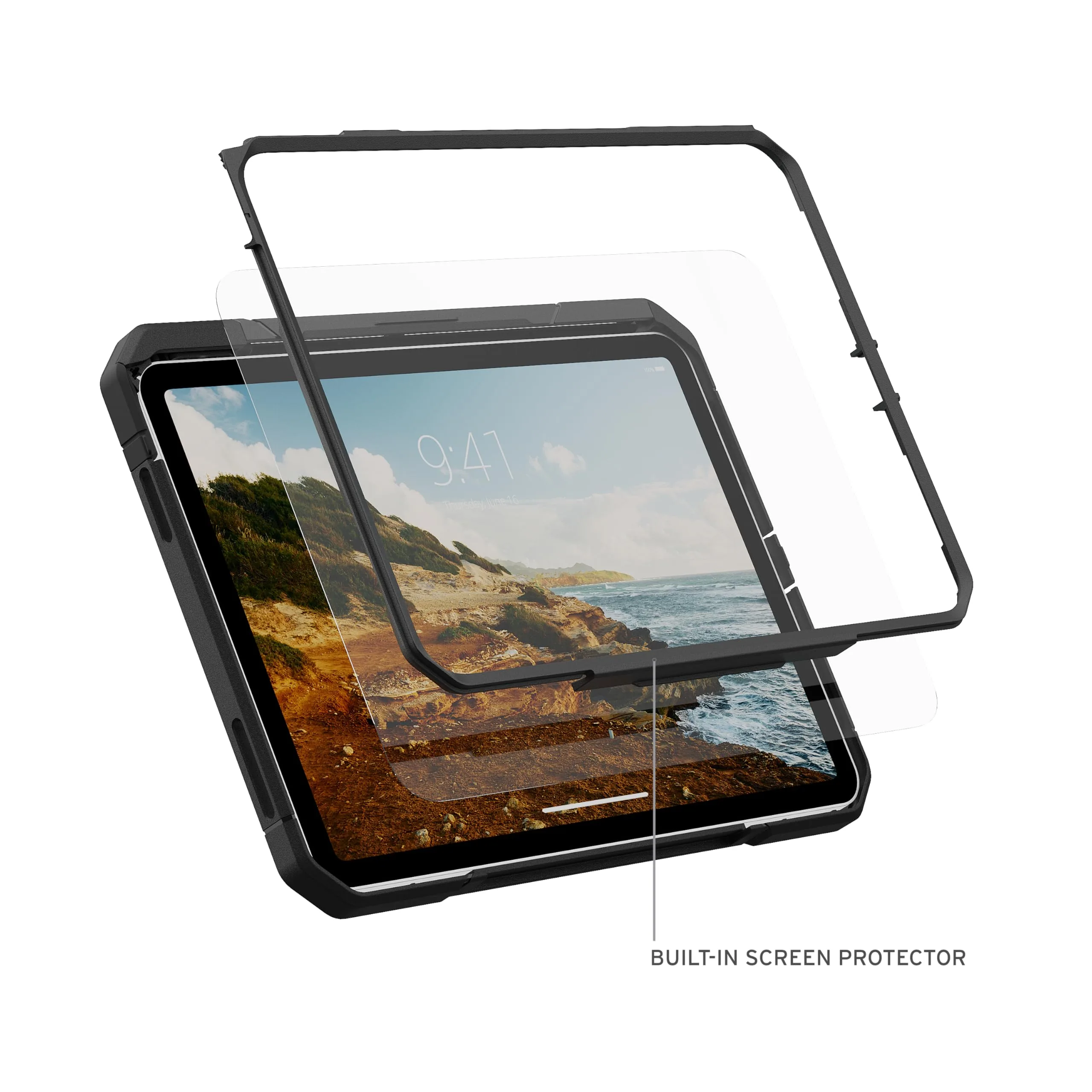 UAG รุ่น Trooper - เคส iPad 11" (A16/2025) - สี Black 3 UAG รุ่น Trooper - เคส iPad 11" (A16/2025) - สี Black - Image 3
