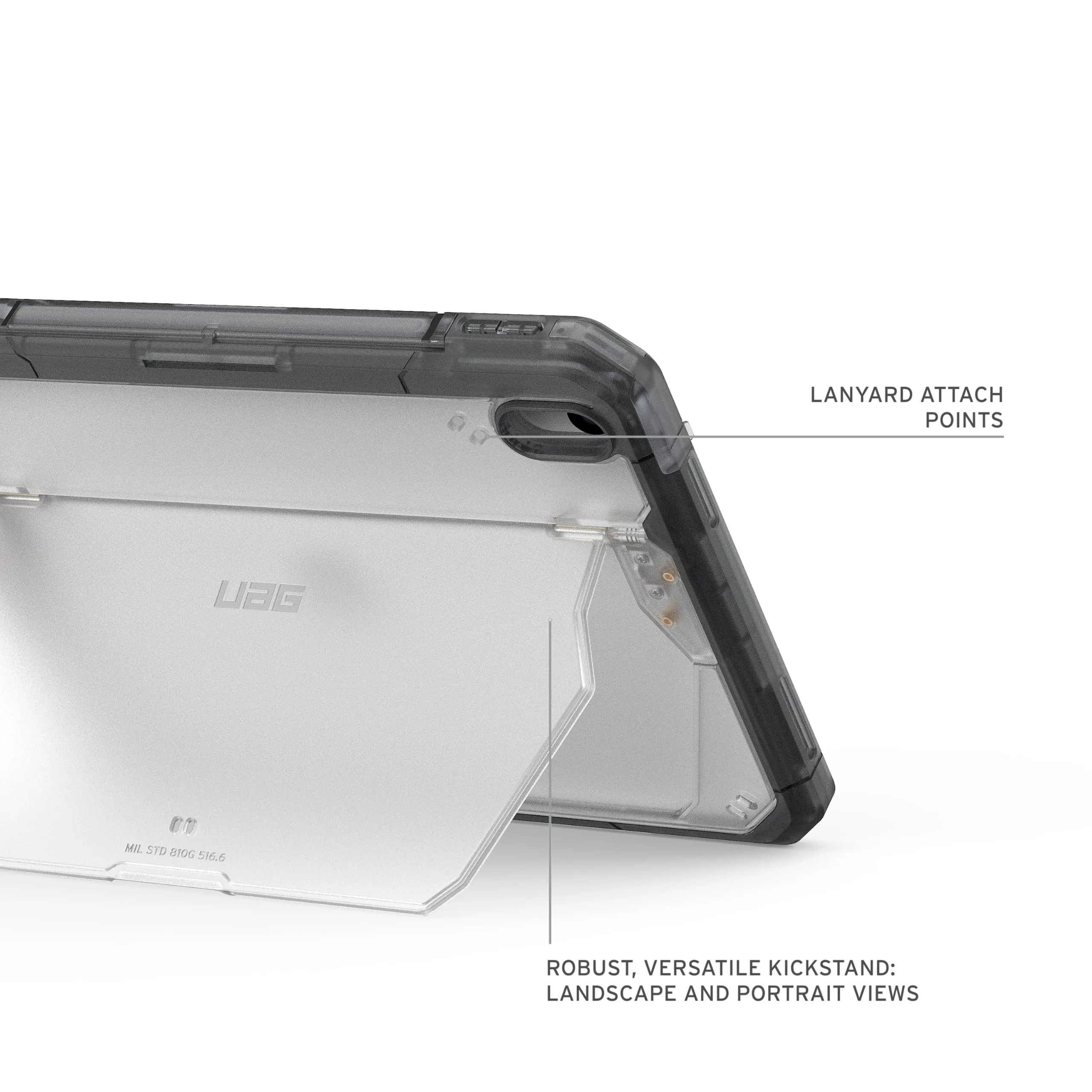 UAG รุ่น Trooper - เคส iPad 11" (A16/2025) - สี Ice/Ash 6 UAG รุ่น Trooper - เคส iPad 11" (A16/2025) - สี Ice/Ash - Image 6