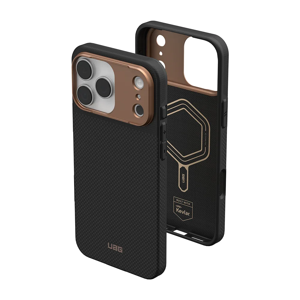 UAG รุ่น Fibr Armr (Magsafe) - เคส iPhone 17 Pro - สี Kevlar Graphite/Bronze 5 UAG รุ่น Fibr Armr (Magsafe) - เคส iPhone 17 Pro - สี Kevlar Graphite/Bronze - Image 5