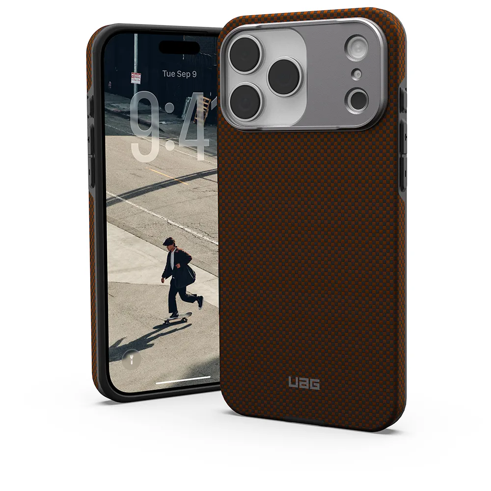 UAG รุ่น Fibr Armr (Magsafe) - เคส iPhone 17 Pro - สี Orange/Charcoal 4 UAG รุ่น Fibr Armr (Magsafe) - เคส iPhone 17 Pro - สี Orange/Charcoal - Image 4