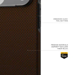 UAG รุ่น Fibr Armr (Magsafe) - เคส iPhone 17 Pro - สี Orange/Charcoal 31 UAG รุ่น Fibr Armr (Magsafe) - เคส iPhone 17 Pro - สี Orange/Charcoal