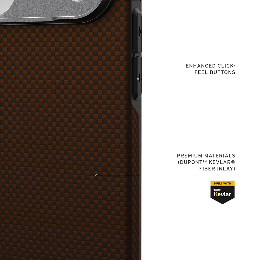 UAG รุ่น Fibr Armr (Magsafe) - เคส iPhone 17 Pro - สี Orange/Charcoal 10 UAG รุ่น Fibr Armr (Magsafe) - เคส iPhone 17 Pro - สี Orange/Charcoal - Image 10