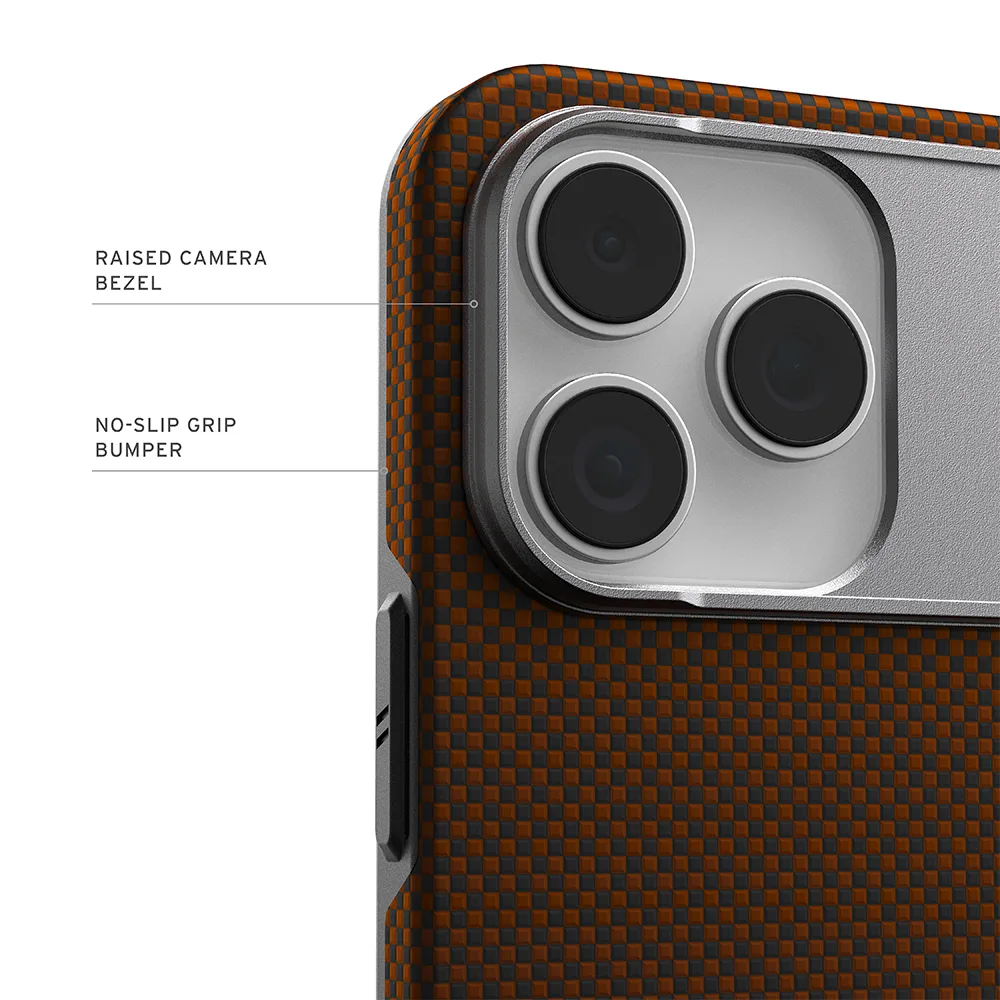 UAG รุ่น Fibr Armr (Magsafe) - เคส iPhone 17 Pro - สี Orange/Charcoal 7 UAG รุ่น Fibr Armr (Magsafe) - เคส iPhone 17 Pro - สี Orange/Charcoal - Image 7