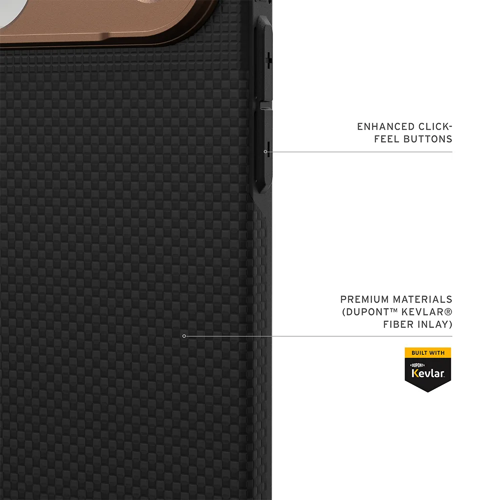 UAG รุ่น Fibr Armr (Magsafe) - เคส iPhone 17 Pro - สี Kevlar Graphite/Bronze 10 UAG รุ่น Fibr Armr (Magsafe) - เคส iPhone 17 Pro - สี Kevlar Graphite/Bronze - Image 10