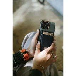 UAG รุ่น Metropolis Wallet - ที่เก็บบัตรติดหลังมือถือ - สี Deep Purple Synth (PU)