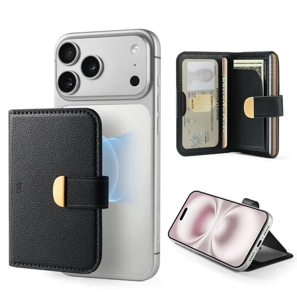 ESR รุ่น Aura Clutch Magnetic Wallet - กระเป๋าติดหลังมือถือ - สี Black 1 ESR รุ่น Aura Clutch Magnetic Wallet - กระเป๋าติดหลังมือถือ - สี Black