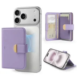 ESR รุ่น Aura Clutch Magnetic Wallet - กระเป๋าติดหลังมือถือ - สี Lavender