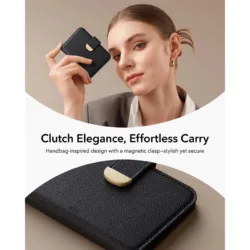 ESR รุ่น Aura Clutch Magnetic Wallet - กระเป๋าติดหลังมือถือ - สี Black