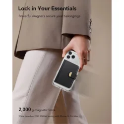 ESR รุ่น Aura Clutch Magnetic Wallet - กระเป๋าติดหลังมือถือ - สี Black