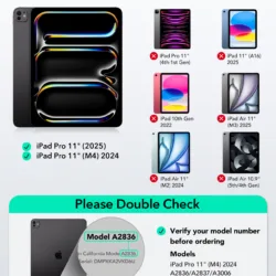 ESR รุ่น Shift Keyboard Case (Detachable) - เคส iPad Pro 11" (M4) - สี Dark Gray (TH Layout)