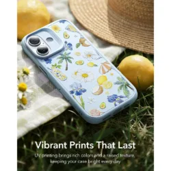 ESR รุ่น Classic Hybrid Case (Camera Control Button) - เคส iPhone 17 - สี Tropical Paradise