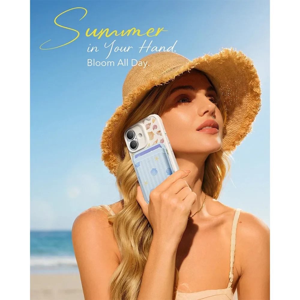 ESR รุ่น Magnetic Wallet - ที่เก็บบัตรติดหลังมือถือ - สี Tropical Paradise 8 ESR รุ่น Magnetic Wallet - ที่เก็บบัตรติดหลังมือถือ - สี Tropical Paradise - Image 8
