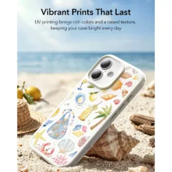 ESR รุ่น Classic Hybrid Case (Camera Control Button) - เคส iPhone 17 - สี Coastal Summer 13 ESR รุ่น Classic Hybrid Case (Camera Control Button) - เคส iPhone 17 - สี Coastal Summer