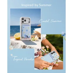 ESR รุ่น Magnetic Wallet - ที่เก็บบัตรติดหลังมือถือ - สี Tropical Paradise 20 ESR รุ่น Magnetic Wallet - ที่เก็บบัตรติดหลังมือถือ - สี Tropical Paradise