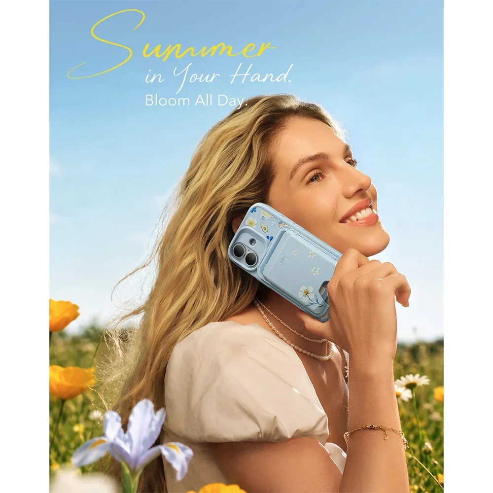 ESR รุ่น Magnetic Wallet - ที่เก็บบัตรติดหลังมือถือ - สี Tropical Paradise 7 ESR รุ่น Magnetic Wallet - ที่เก็บบัตรติดหลังมือถือ - สี Tropical Paradise - Image 7