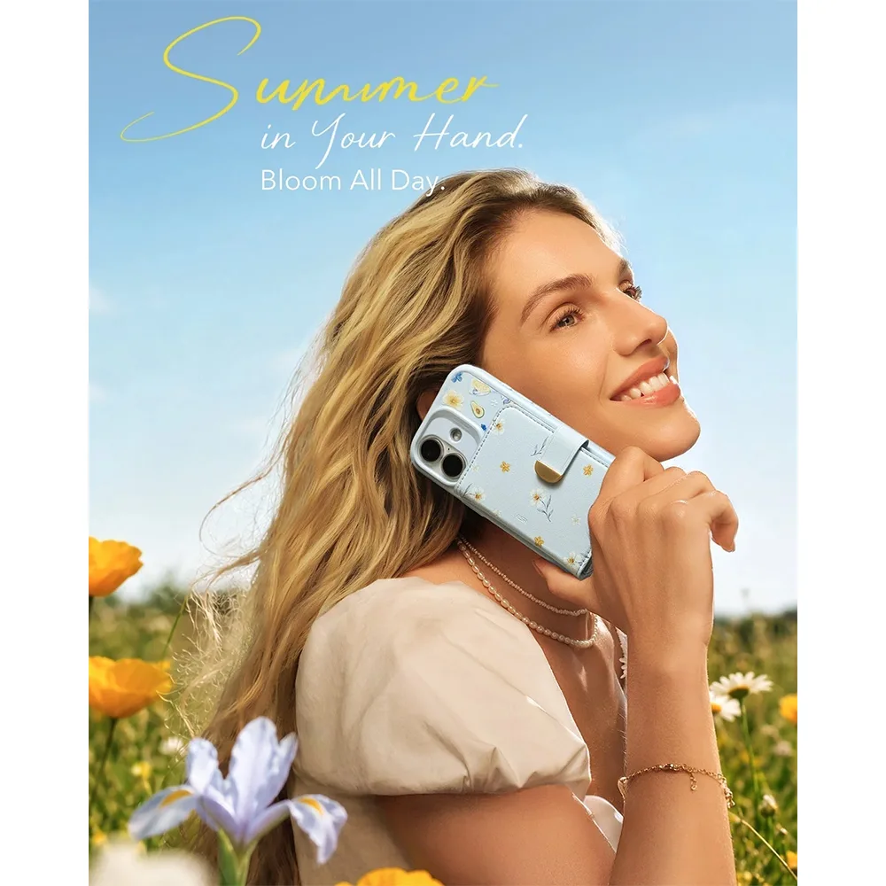 ESR รุ่น Aura Clutch - กระเป๋าติดหลังมือถือ - สี Flower 6 ESR รุ่น Aura Clutch - กระเป๋าติดหลังมือถือ - สี Flower - Image 6